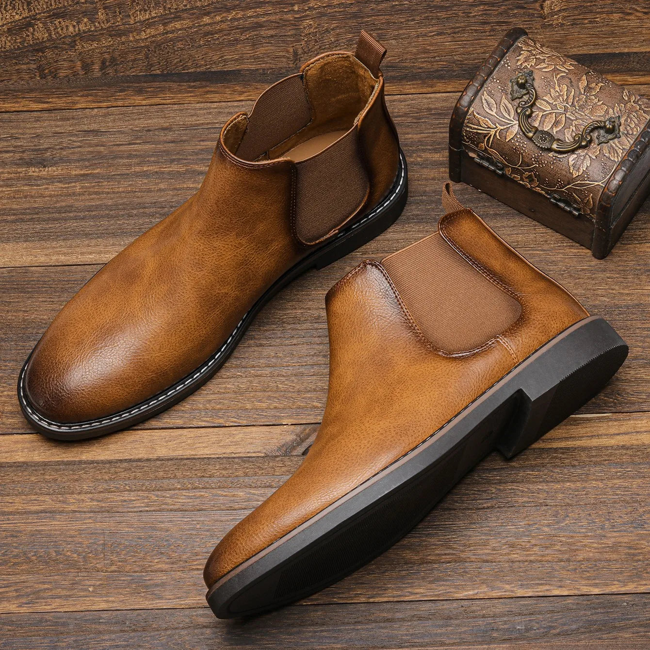 Slip On Handcrafted Boots